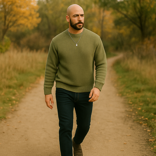 Men's Elegant Knitted Sweater